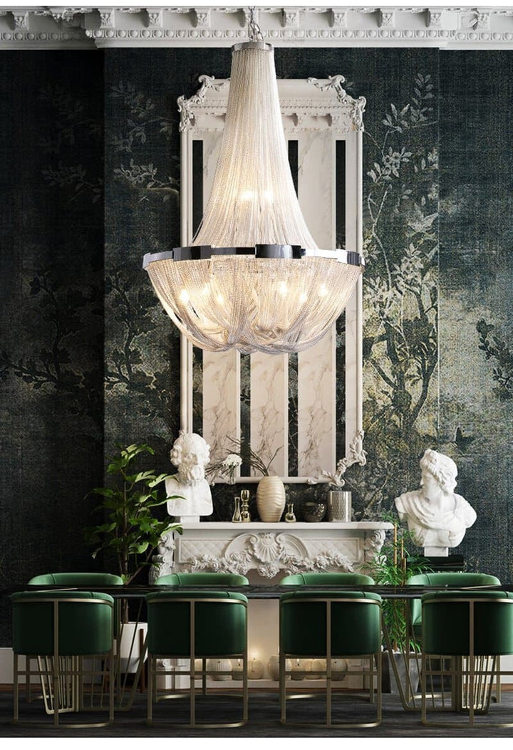 Alisa Plated Luxury Chandelier