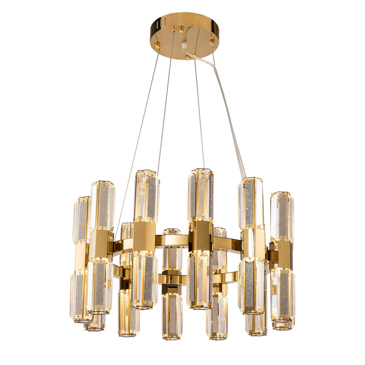 Olivia 3-Tier Round Chandelier