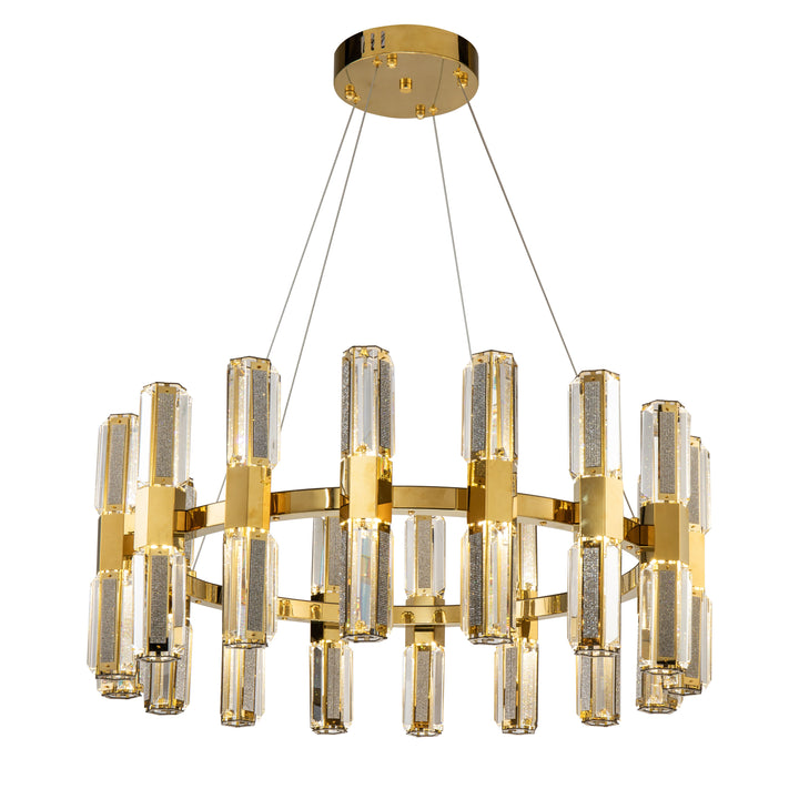 Olivia 3-Tier Round Chandelier