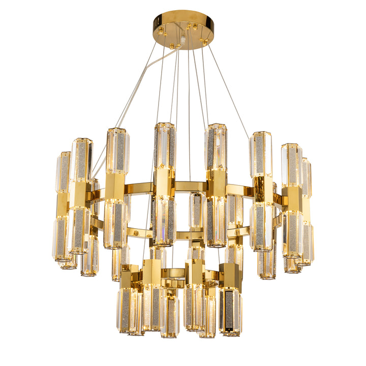 Olivia 3-Tier Round Chandelier