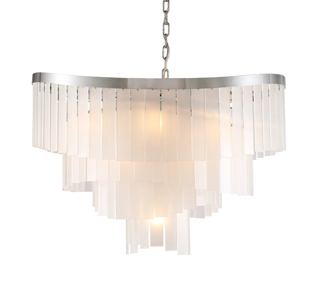 Roundel Odeon Fringe Crystal Chandelier