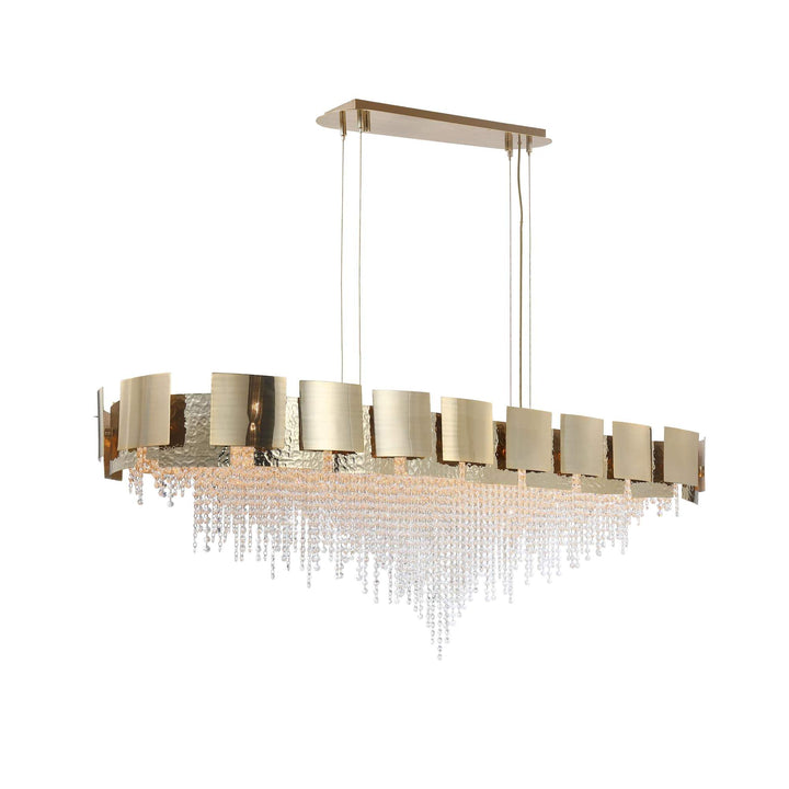 Amadeo Linear Crystal Bead Chandelier