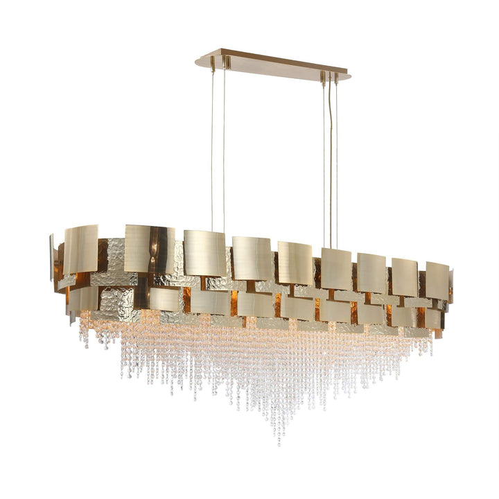 Amadeo Linear Crystal Bead Chandelier