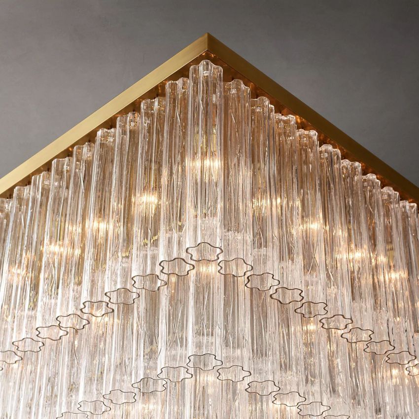 Chelo Square Chandelier 45"