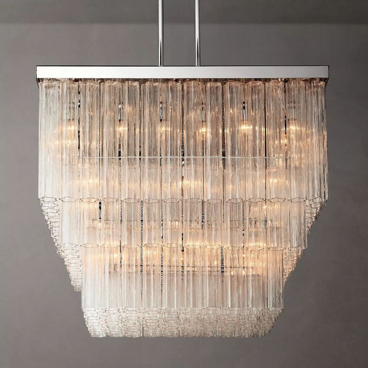 Chelo Square Chandelier 45"