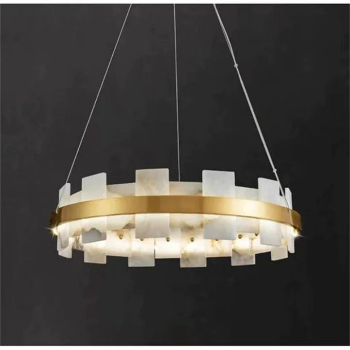 Alabaster Glo Modern Chandelier