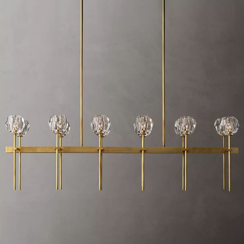 Crysball Linear Chandelier