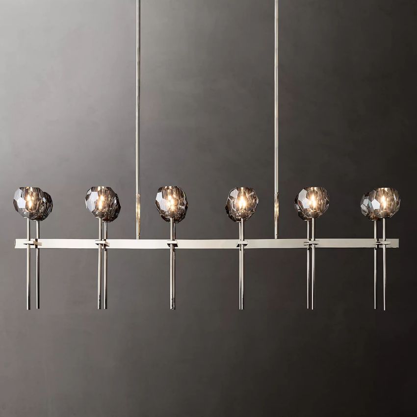 Crysball Linear Chandelier