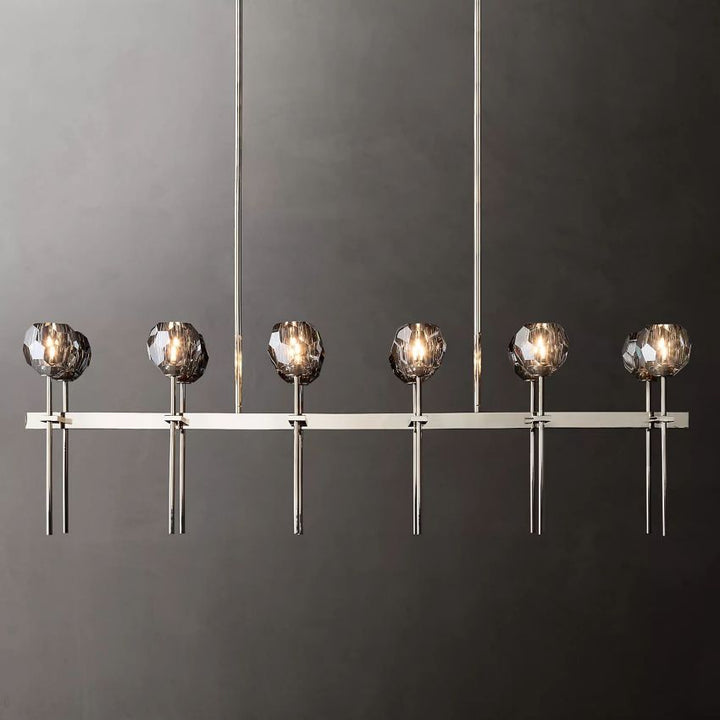 Crysball Linear Chandelier