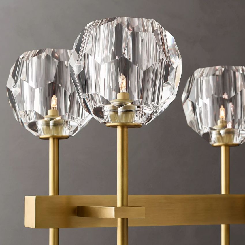 Crysball Linear Chandelier