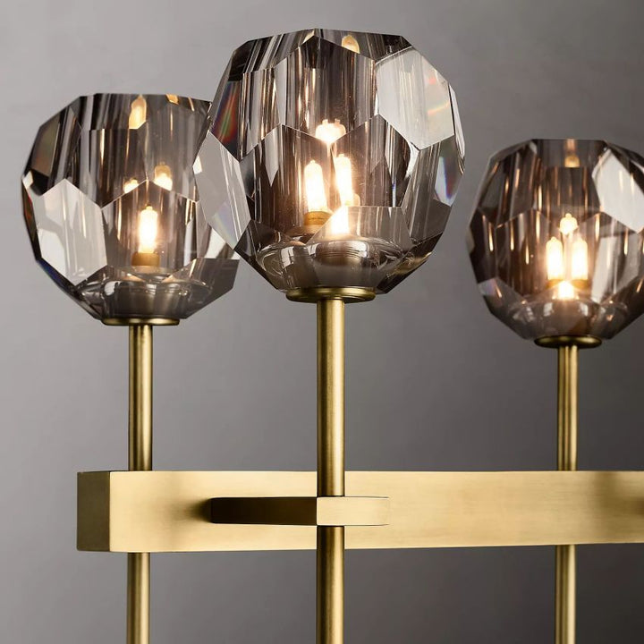 Crysball Linear Chandelier