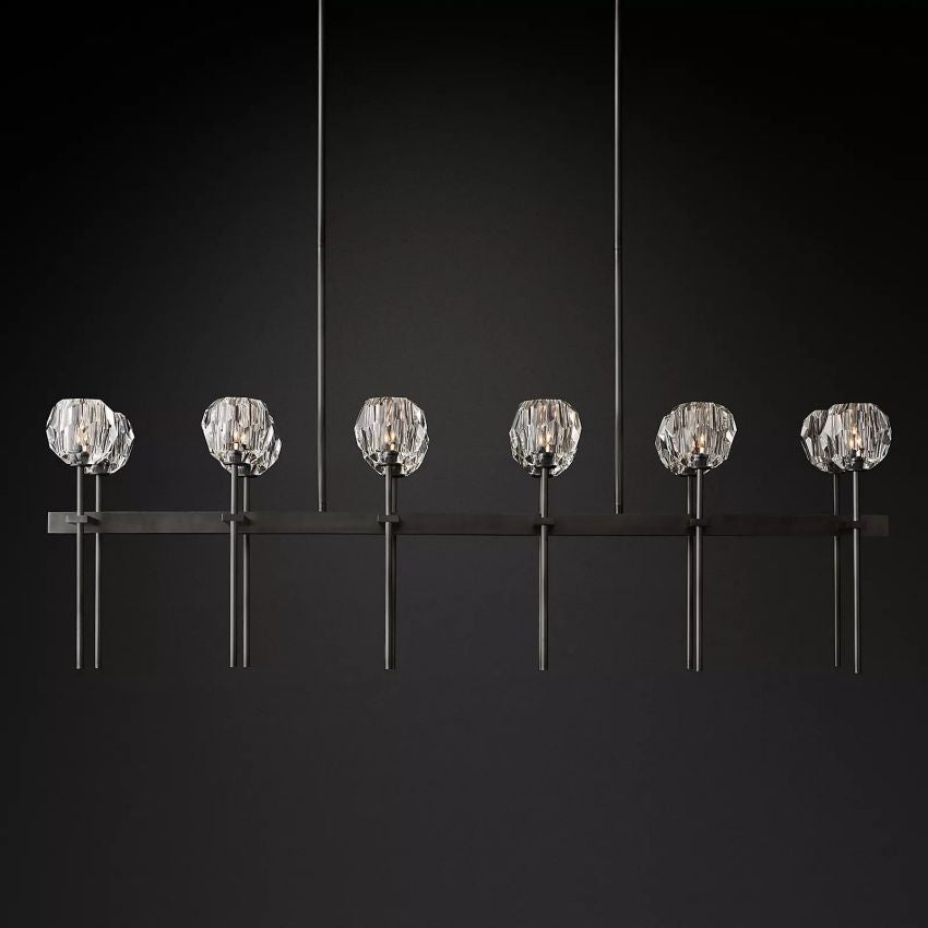 Crysball Linear Chandelier