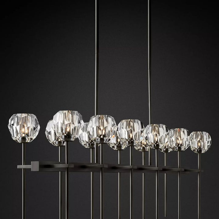 Crysball Linear Chandelier