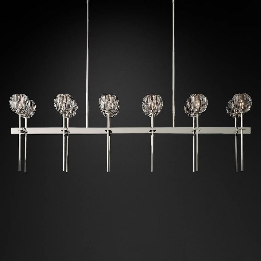 Crysball Linear Chandelier