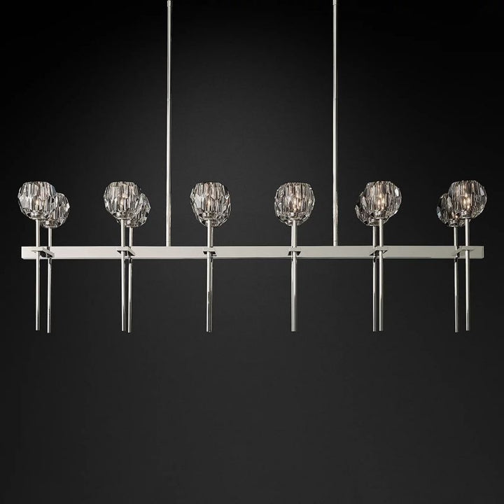 Crysball Linear Chandelier