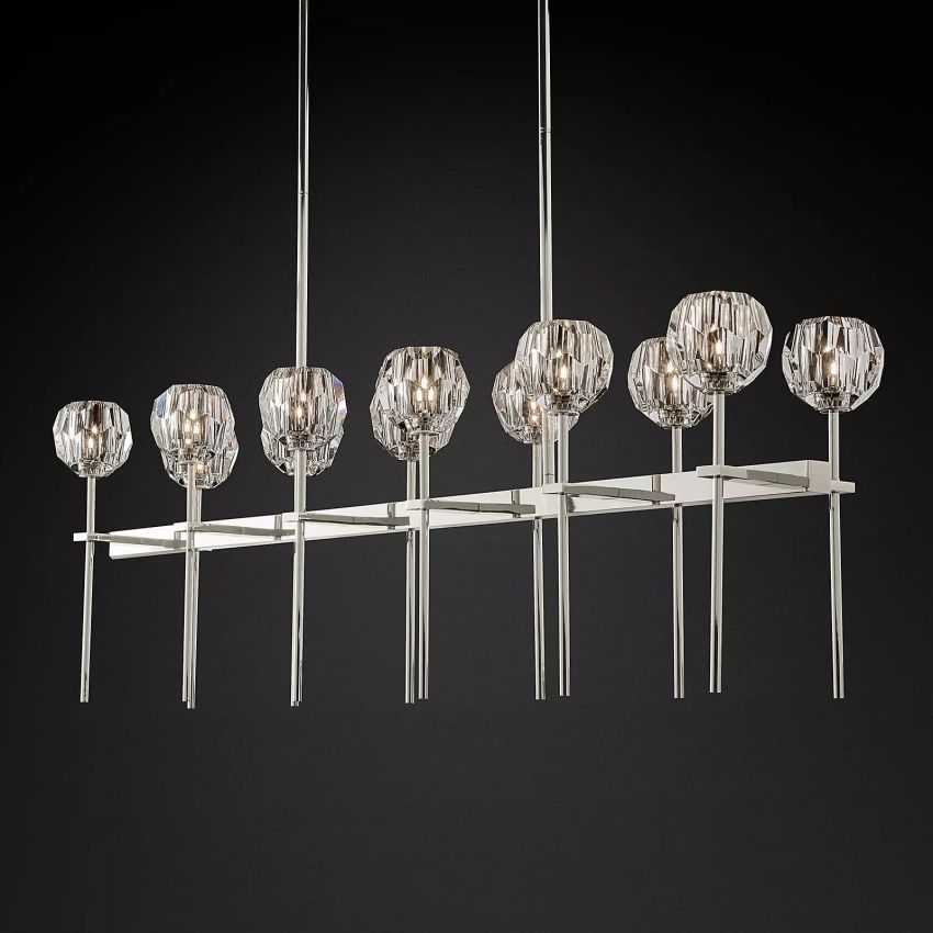 Crysball Linear Chandelier