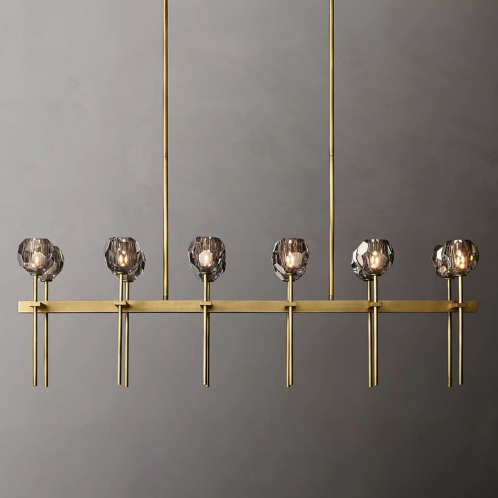 Crysball Linear Chandelier