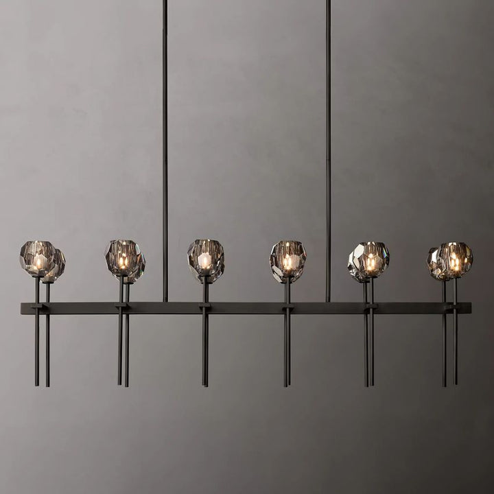 Crysball Linear Chandelier