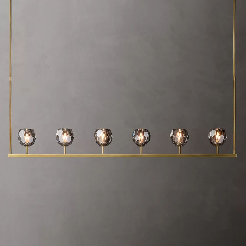 Crysball Linear Chandelier