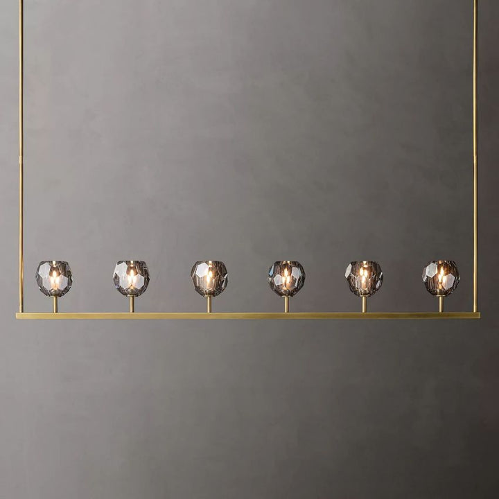 Crysball Linear Chandelier