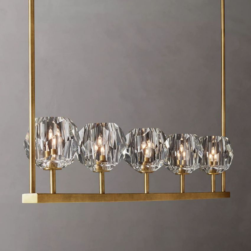 Crysball Linear Chandelier