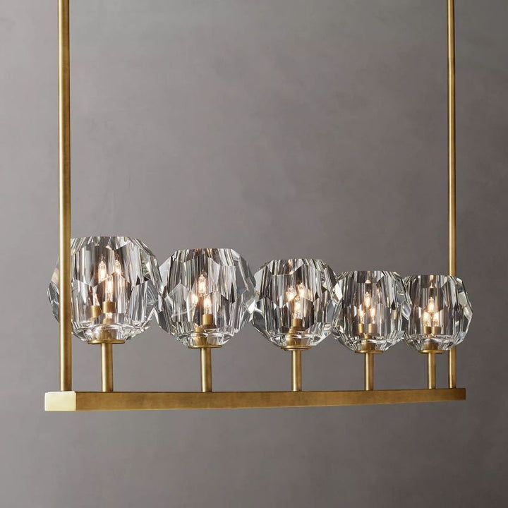 Crysball Linear Chandelier