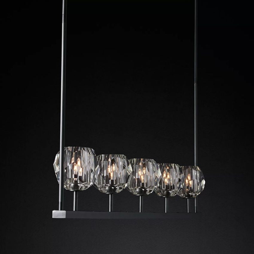 Crysball Linear Chandelier