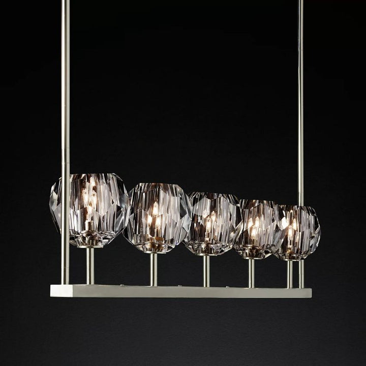 Crysball Linear Chandelier