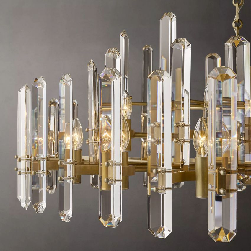 Downton Round Chandelier 48"