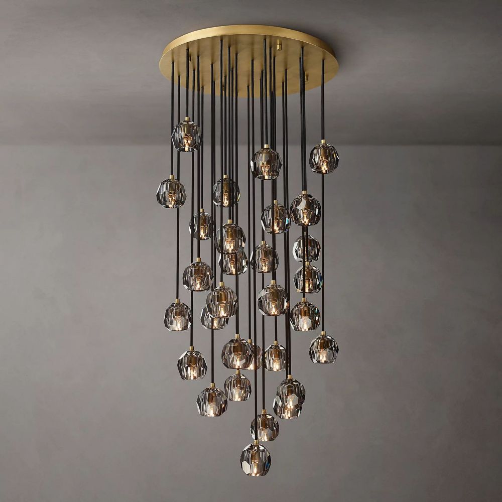 Crysball Round Cluster Chandelier