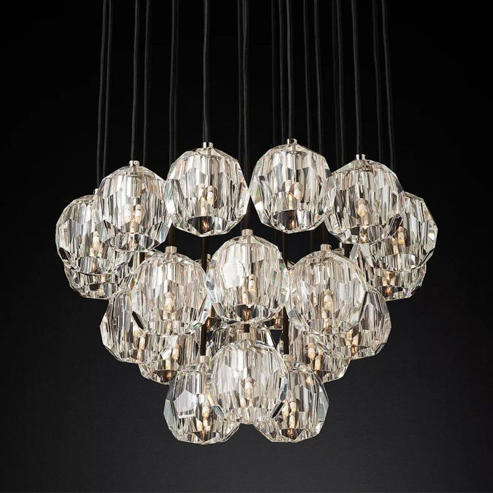 Crysball Round Cluster Chandelier