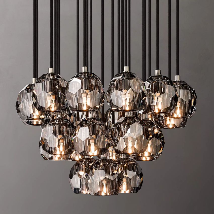 Crysball Round Cluster Chandelier