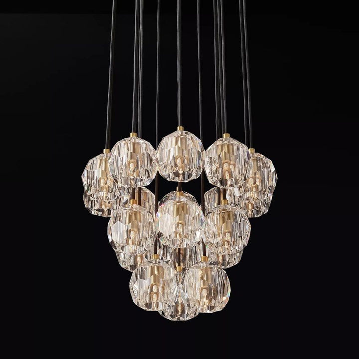 Crysball Round Cluster Chandelier