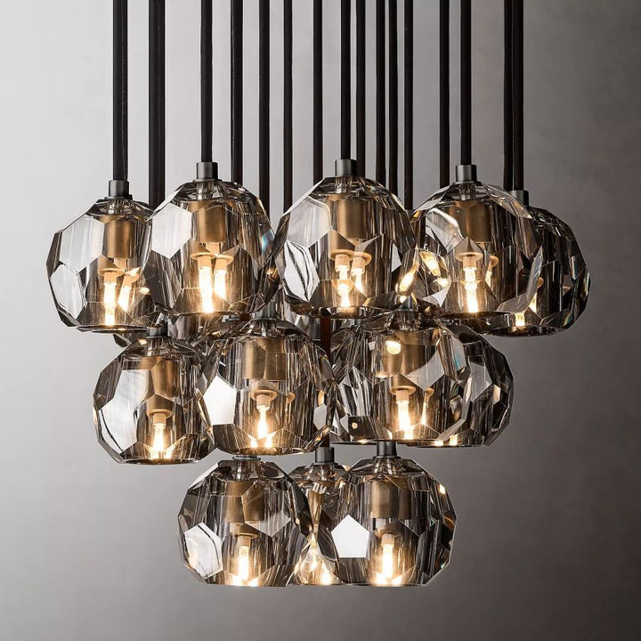 Crysball Round Cluster Chandelier