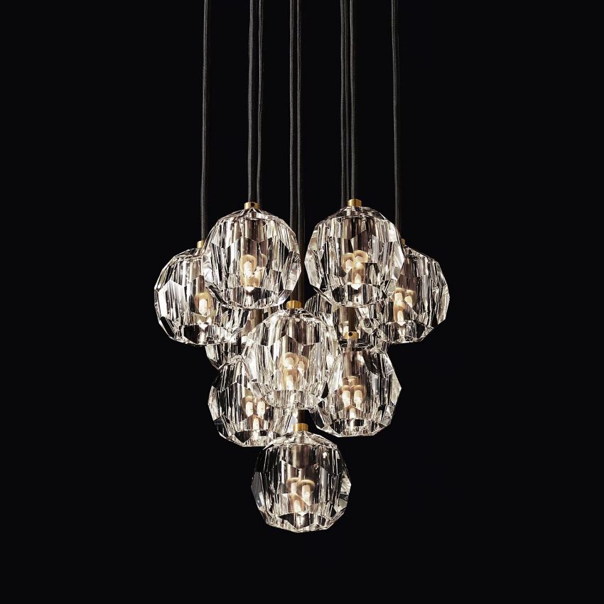 Crysball Round Cluster Chandelier