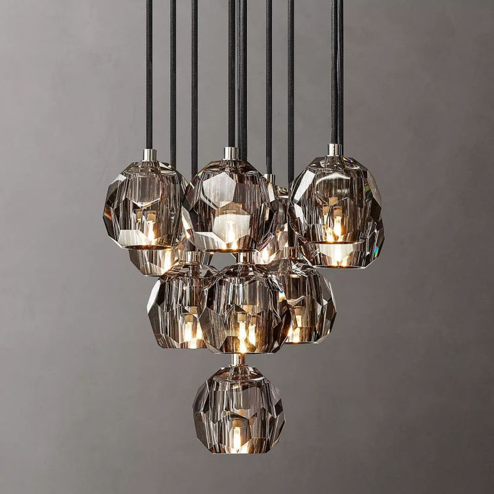 Crysball Round Cluster Chandelier