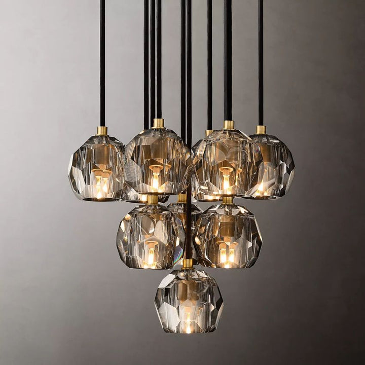 Crysball Round Cluster Chandelier