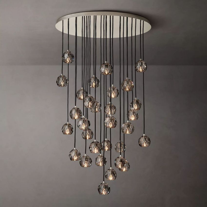 Crysball Round Cluster Chandelier