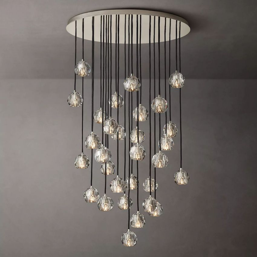 Crysball Round Cluster Chandelier