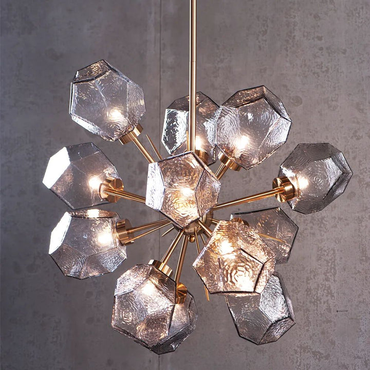 Honeycomb Crystal Chandelier