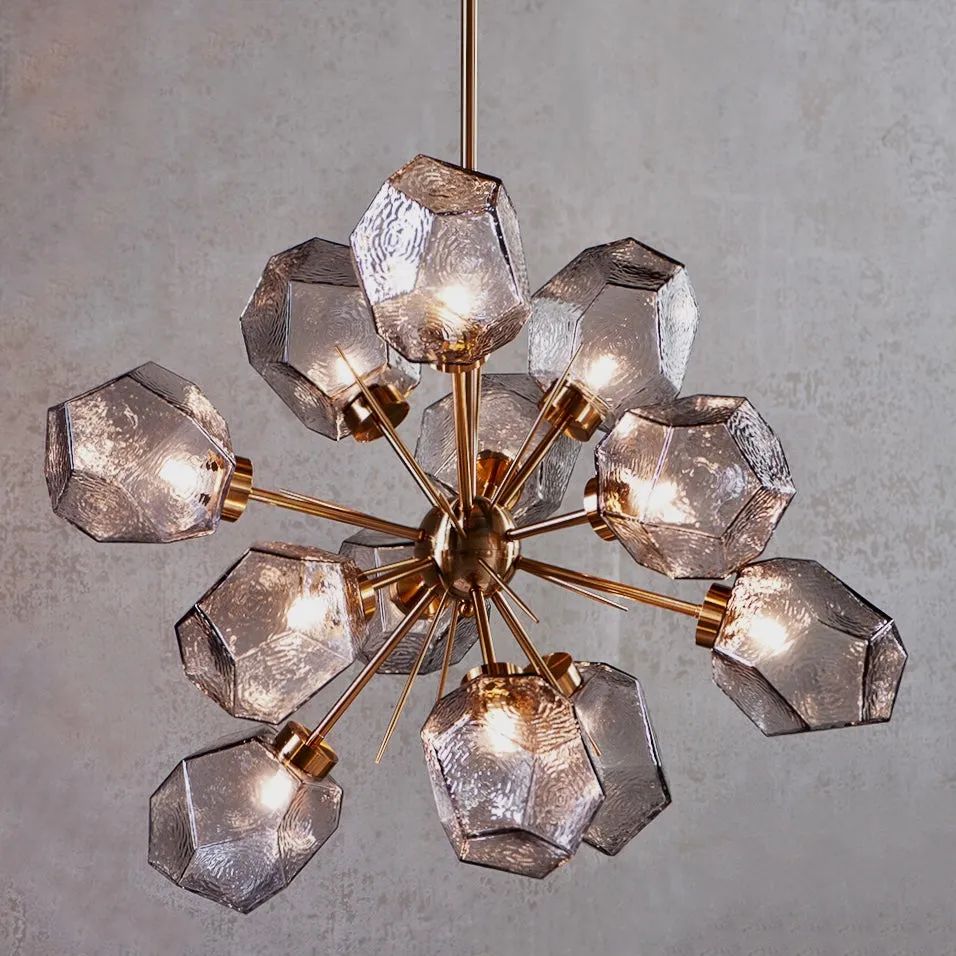 Honeycomb Crystal Chandelier