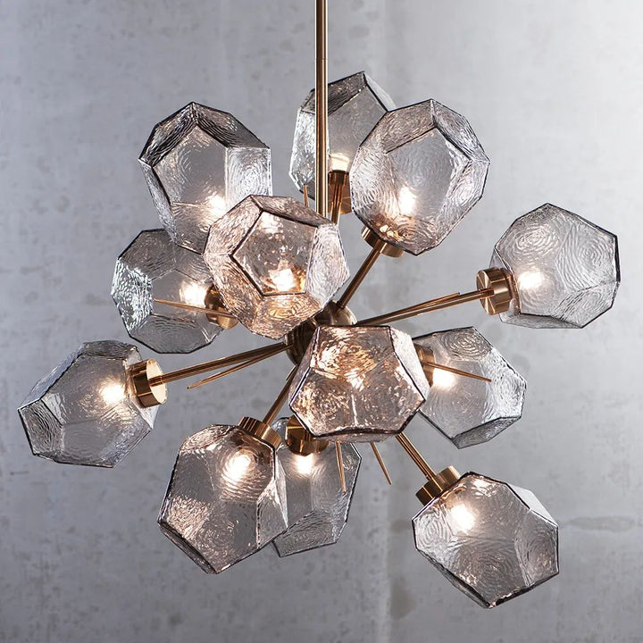 Honeycomb Crystal Chandelier