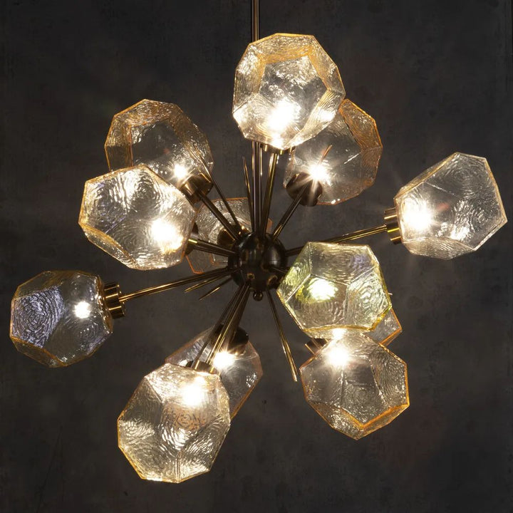 Honeycomb Crystal Chandelier