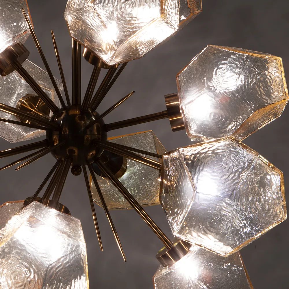 Honeycomb Crystal Chandelier