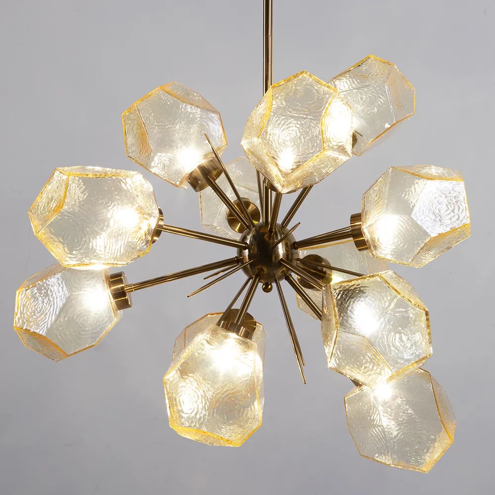 Honeycomb Crystal Chandelier