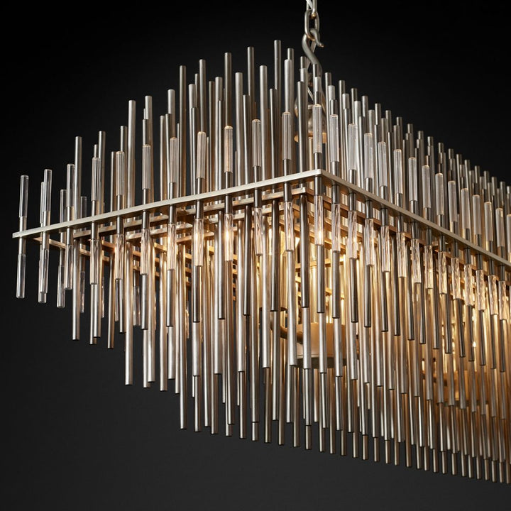 Bossy Rectangle Chandelier 54"