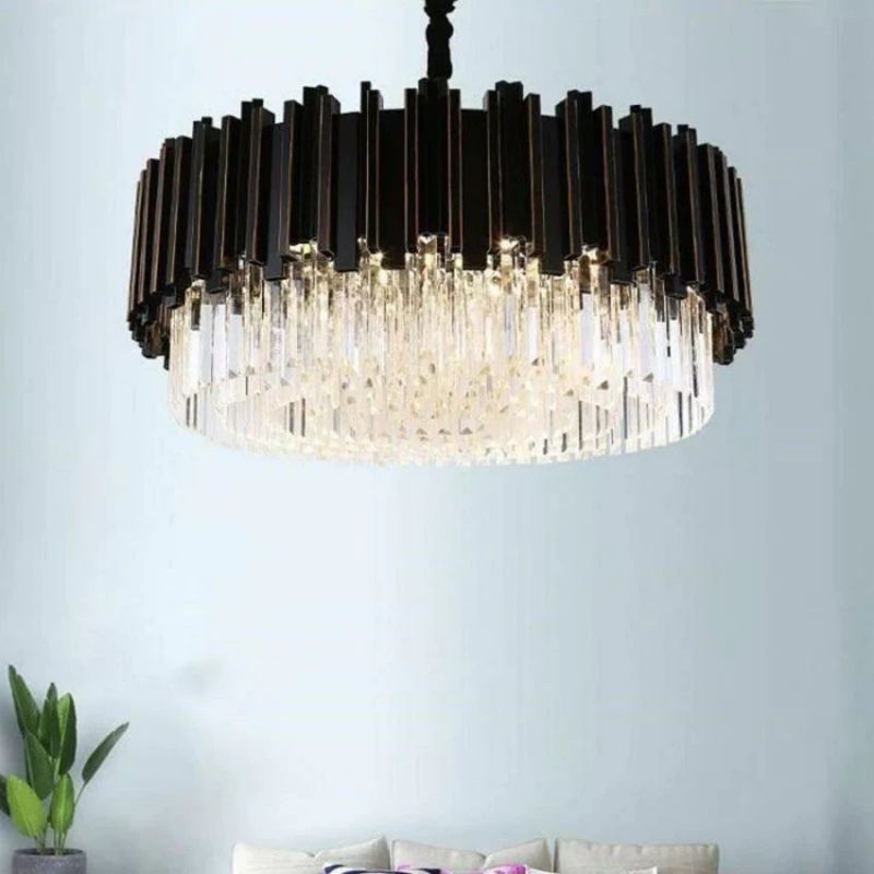 Bourbons Alfonso Crystal Round Chandelier