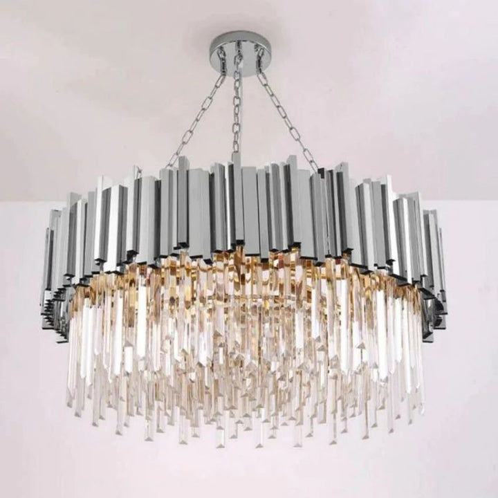 Bourbons Charles Crystal Round Chandelier