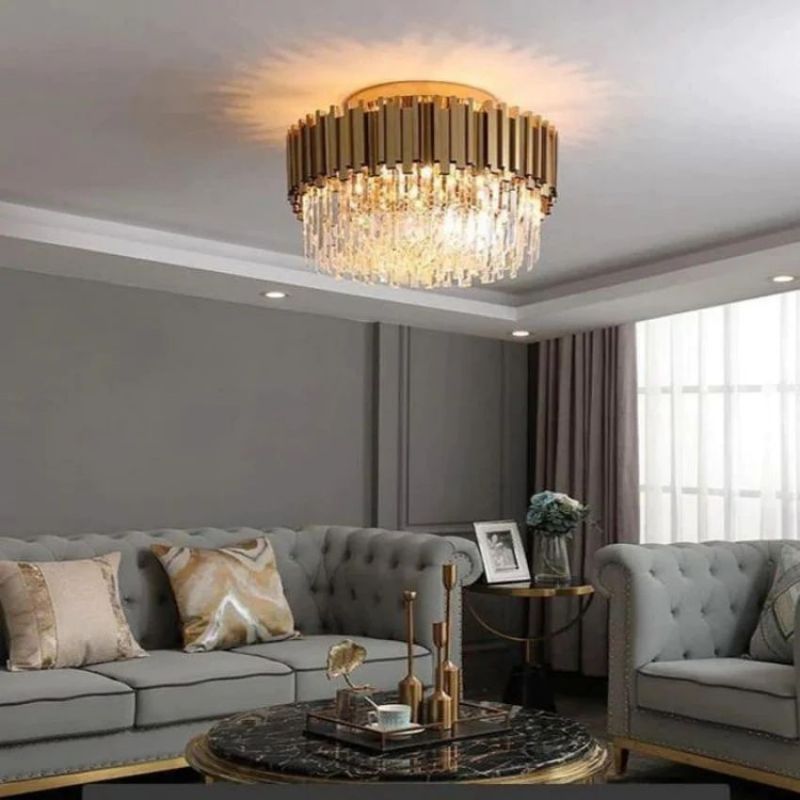 Bourbons Flushmount Chandelier