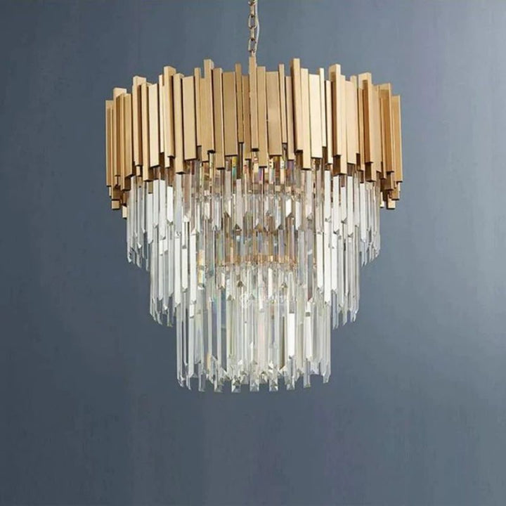 Bourbons Antoine Crystal Round Chandelier